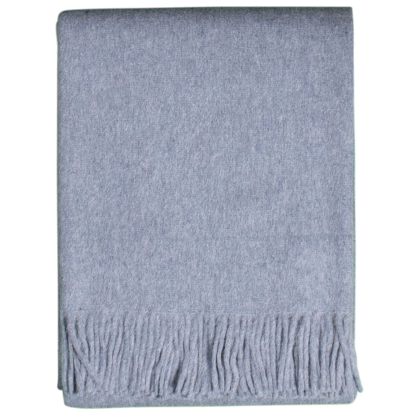 Alpaca Plaid - Lichtblauw - 200x150cm - Nieuw!