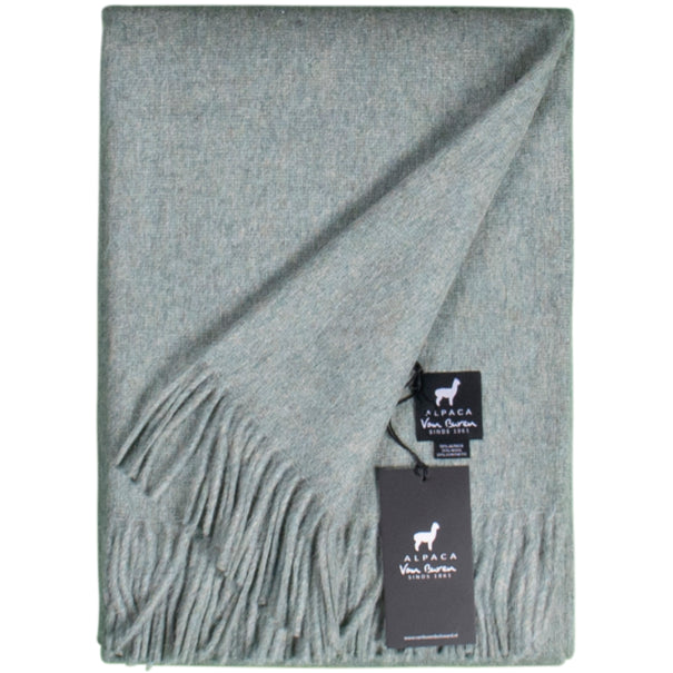 Alpaca Plaid - Mint - 200x150cm - Nieuw!