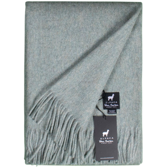 Alpaca Plaid - Mint - 200x150cm - Nieuw!