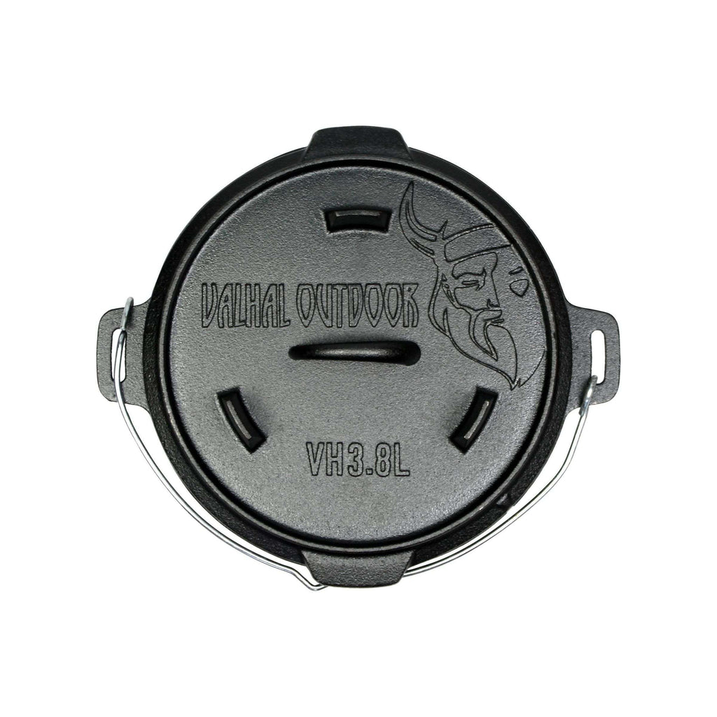 Dutch Oven Cast Iron Roasting Pan 3.8 Liter