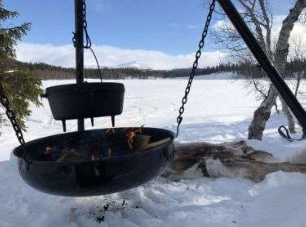 Dutch Oven Cast Iron Roasting Pan 3.8 Liter