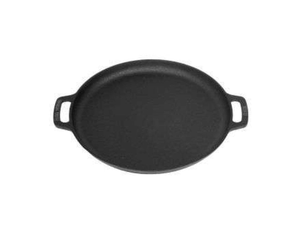 Plancha en fonte avec poignées 35 cm