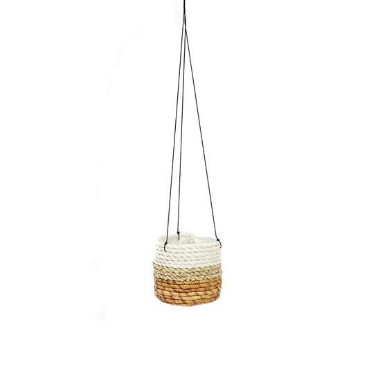 The banana plant hanger - natural white - S