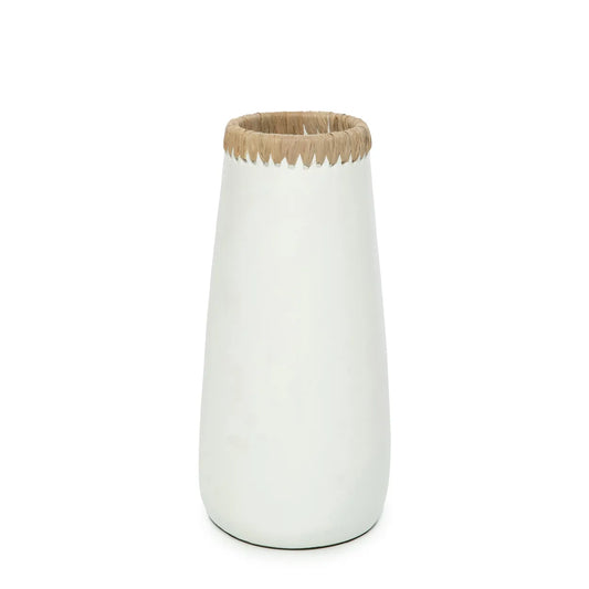 The Cunning Vase - White Natural - L