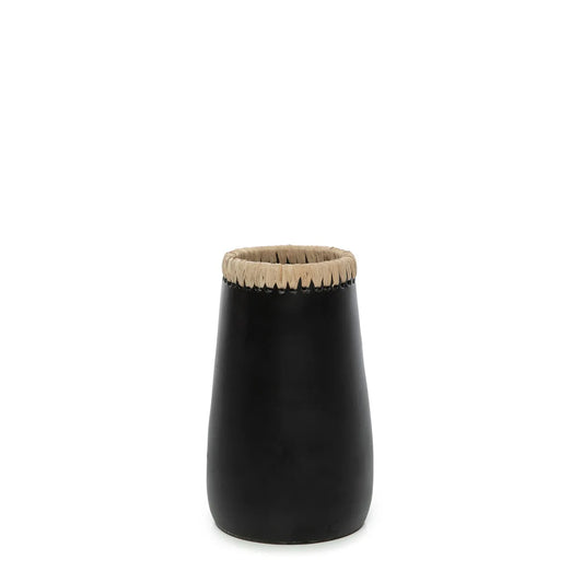 The Cunning Vase - Black Natural - S