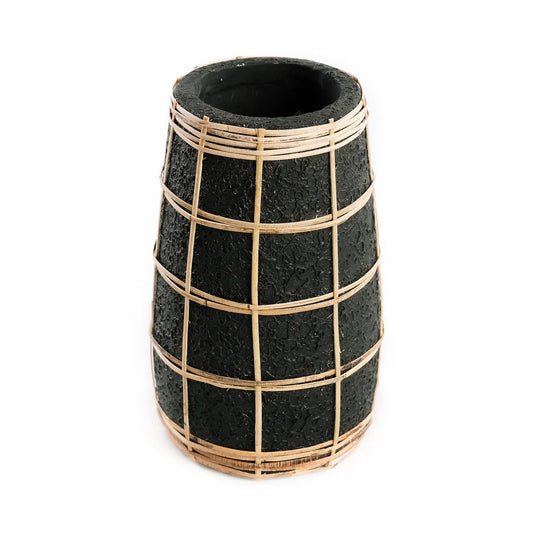 The cute vase - Black Natural - S