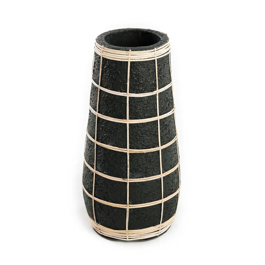 The cute vase - Black Natural - L