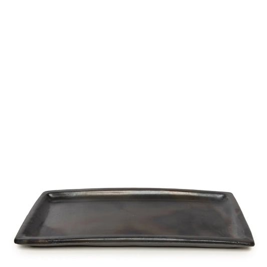 The Burnt Sushi Plate - Black - L