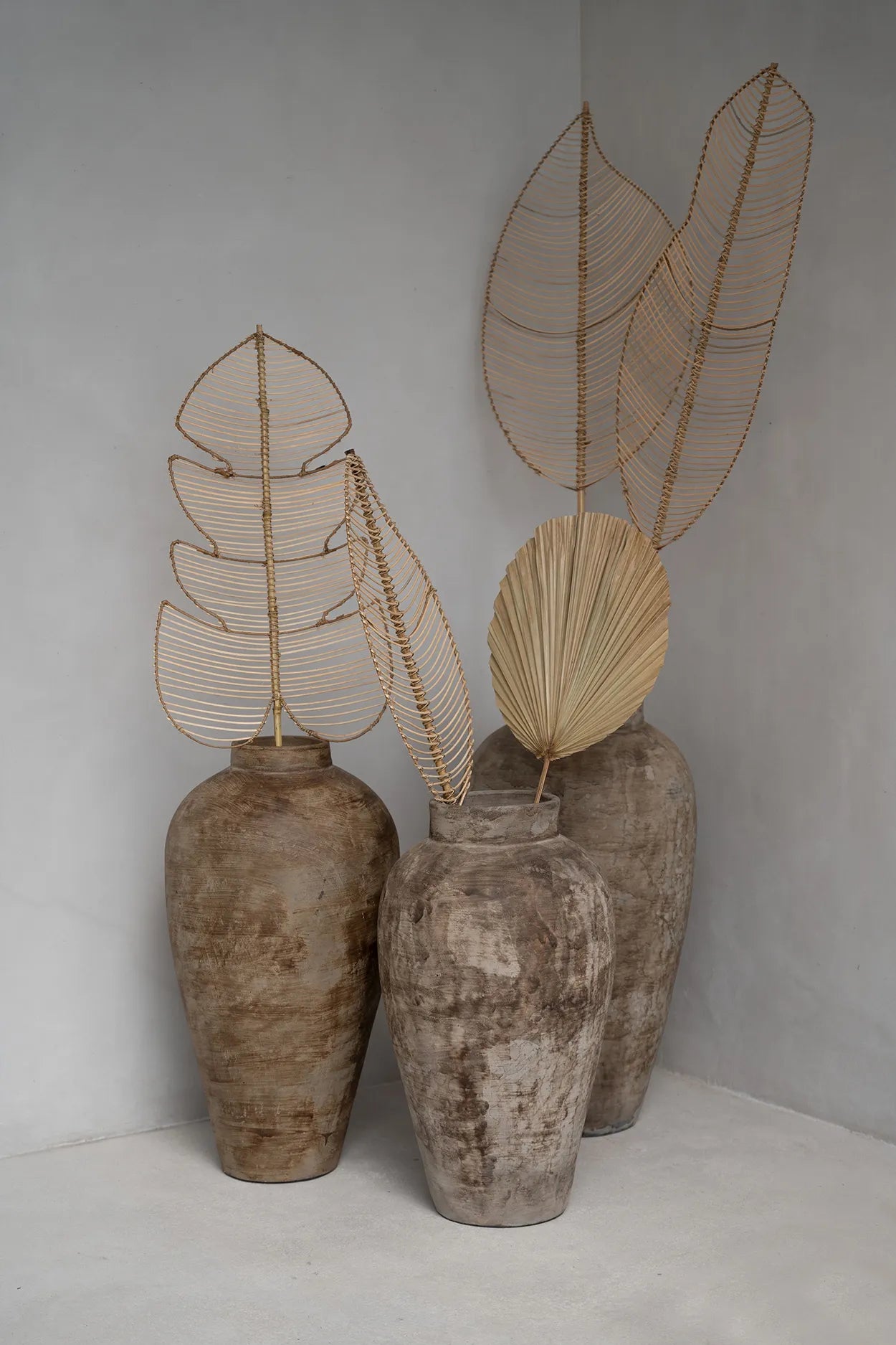 Le Monstera en rotin - Naturel