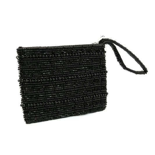 The black beaded wallet