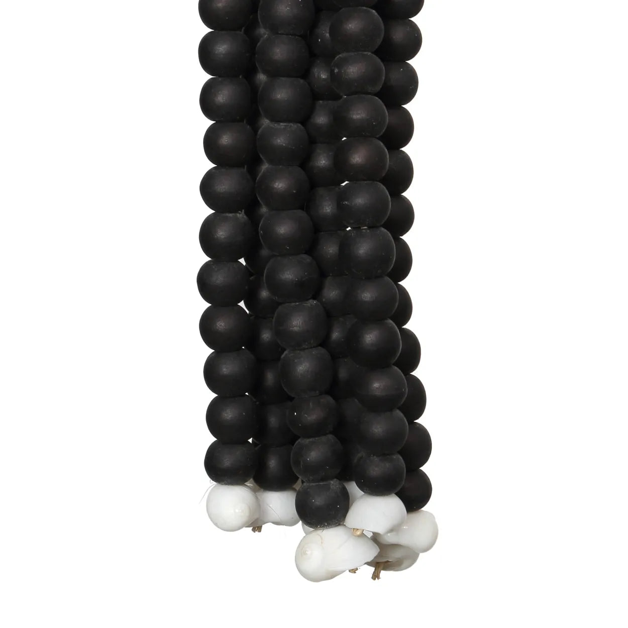 Brosse à perles en bois - Noir 2 pièces