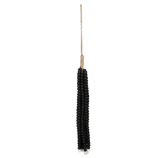 The wooden bead brush - Black 2 pieces