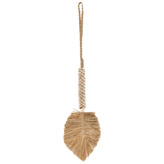 De Raffia Schelp Kwast - Room Natuurlijk