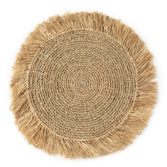 Le set de table en raphia jonc de mer - naturel