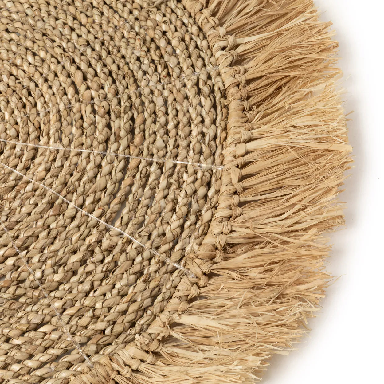 Le set de table en raphia jonc de mer - naturel