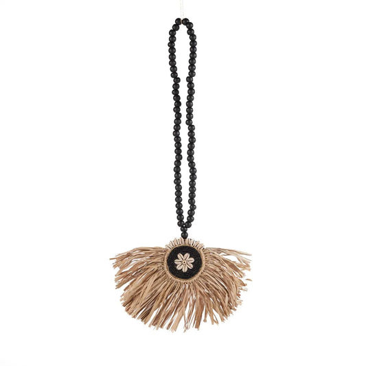 De Raffia Mahkota Kwast - Natuurlijk Zwart