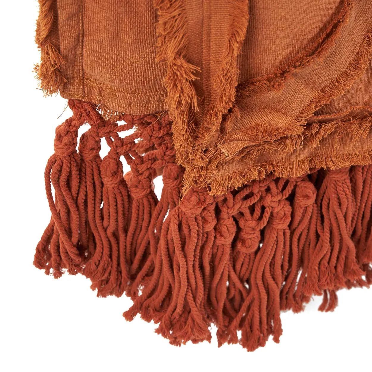 The Berber bedspread 300 x 240 - Terracotta