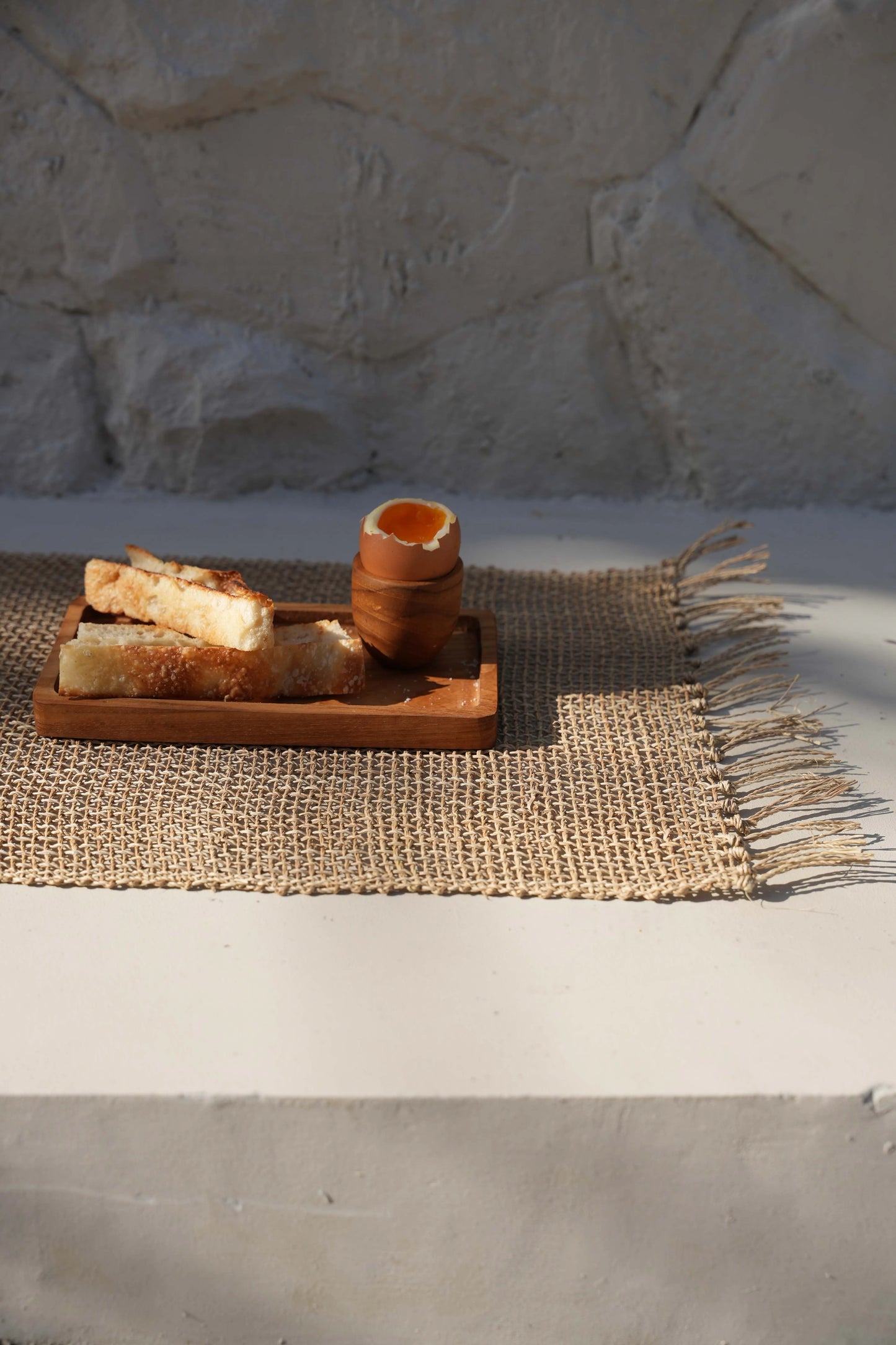 Le set de table Isey en jonc de mer - Naturel