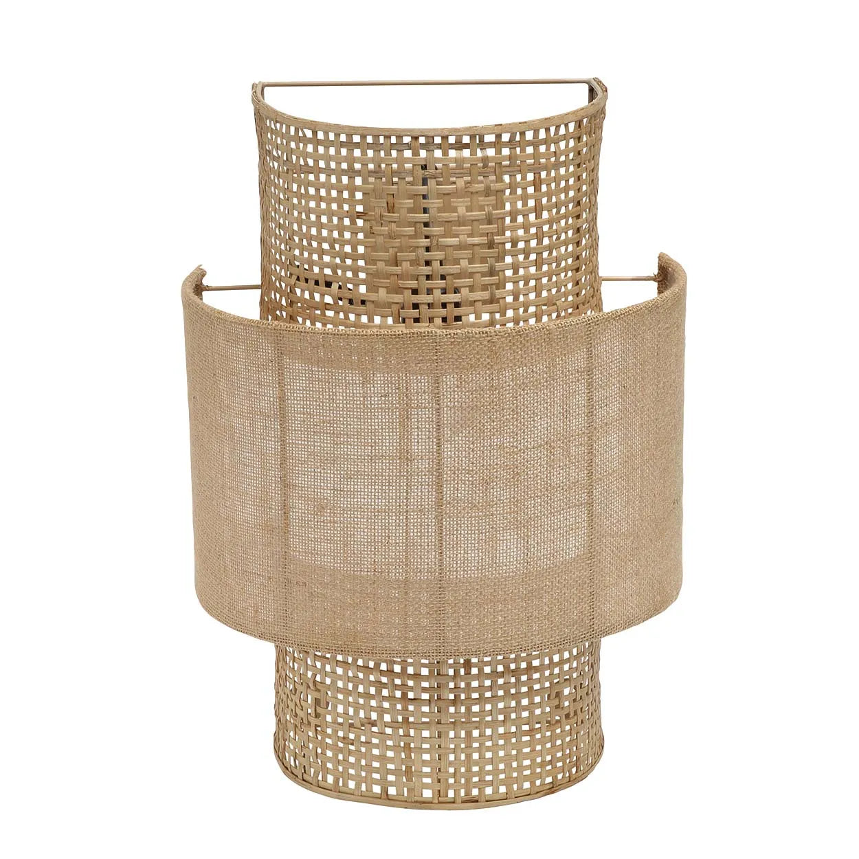 De Bolly Jute Wandlamp - Natuurlijk - M