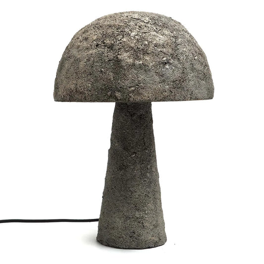 The concrete mushroom table lamp
