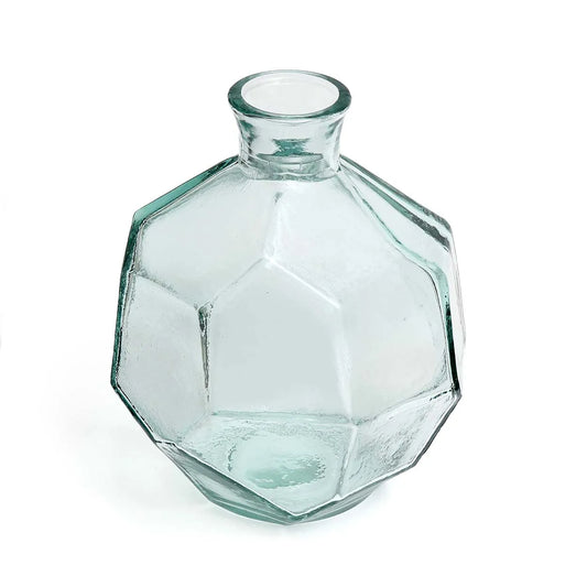 De Ronde Origami Vaas - Blauw