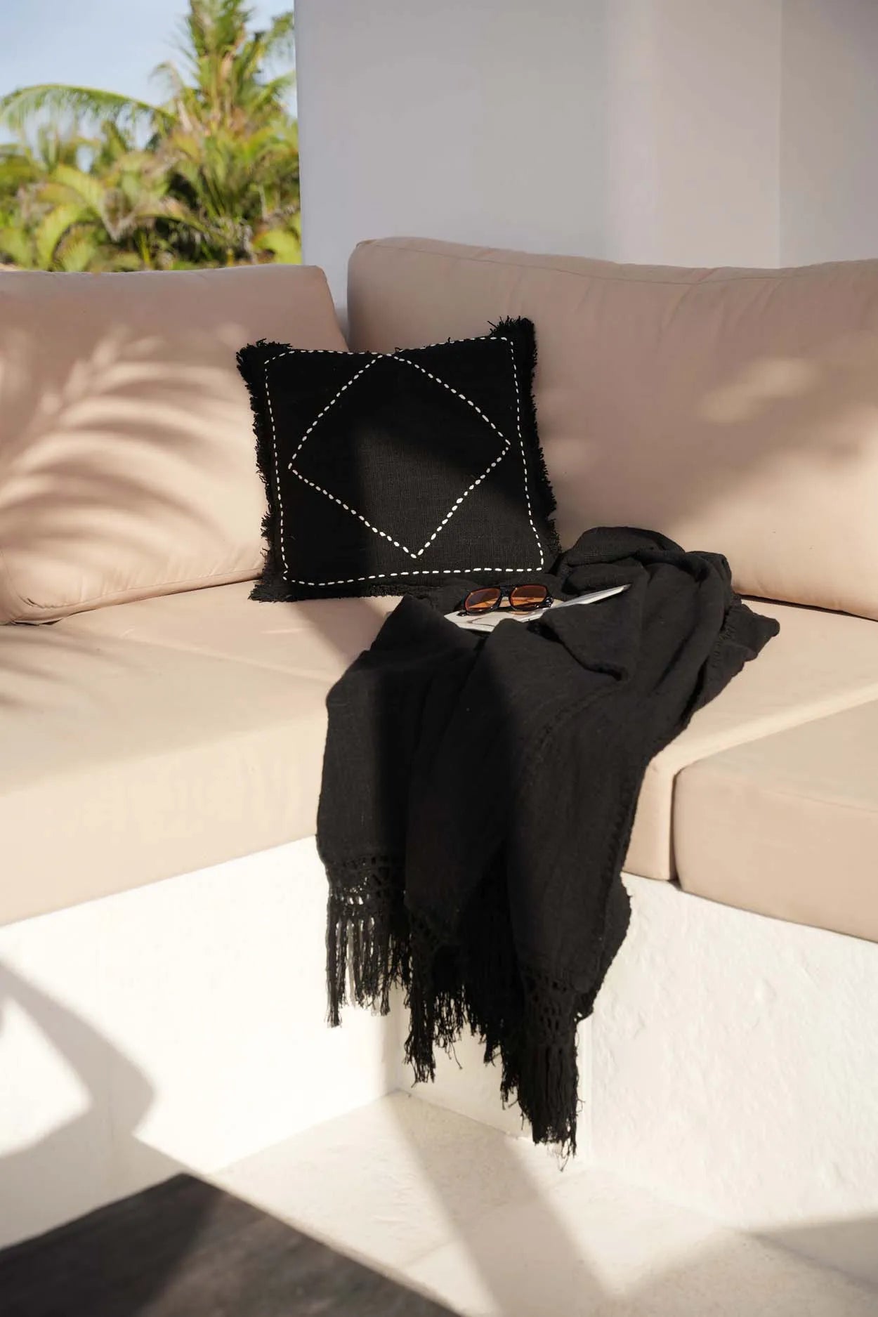 The Gypsy Bedspread - Black