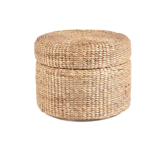 The Circle Storage Pouf - Natural