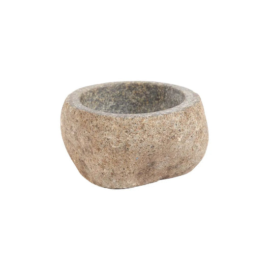 The river stone bowl - Black - S