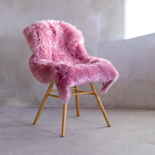 Nieuw Zeelands Schapenvacht - Donker roze