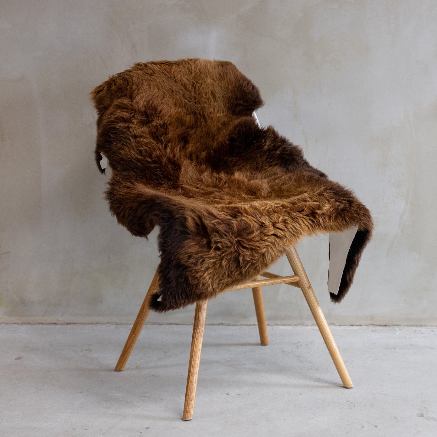 Nieuw Zeelands Schapenvacht - Gevlamd bruin