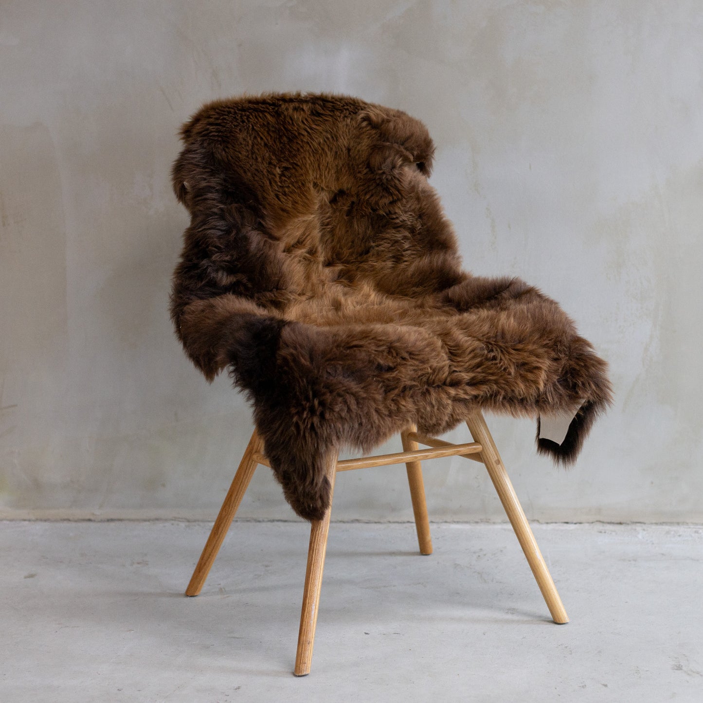 Nieuw Zeelands Schapenvacht - Gevlamd bruin