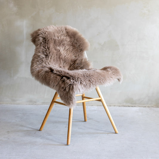 Nieuw-Zeelandse schapenvachten Taupe