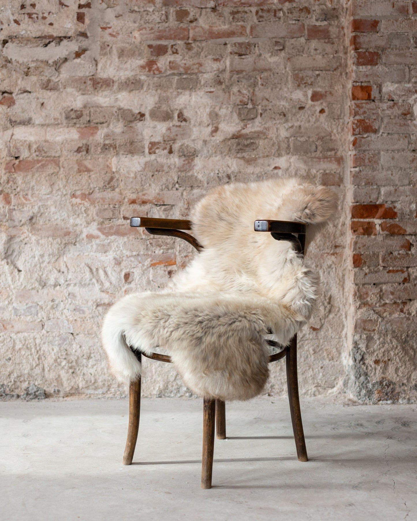 Schapenvacht Gemêleerd L