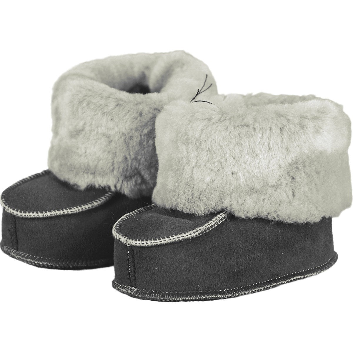 Baby Slofjes Blauw Grijs 6mnd tot 1,5 jaar