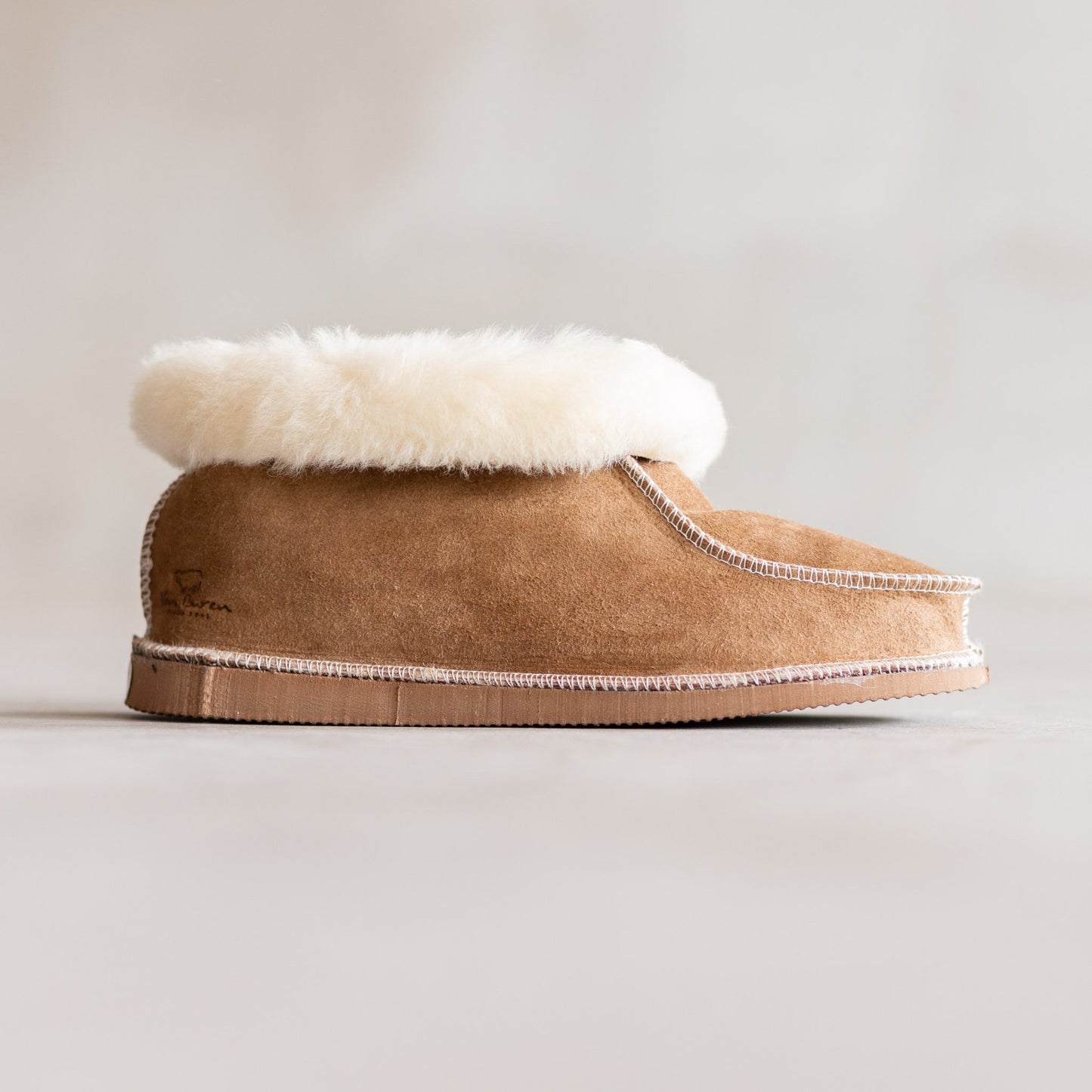 Schapenvacht Dames Pantoffels - Camel - Maat 37