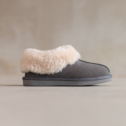 Lamsvacht Tuula Pantoffels - Grijs - Maat 38