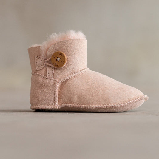 Lamsvel Kinderpantoffels Davin - Roze - Maat 27/28