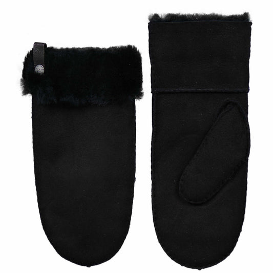 Lamsvacht Wanten - Zwart - Maat S