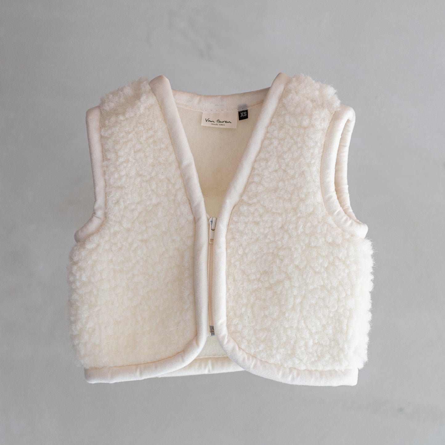 Wollen babybodywarmer Nilo Off-White - XS / 74-92