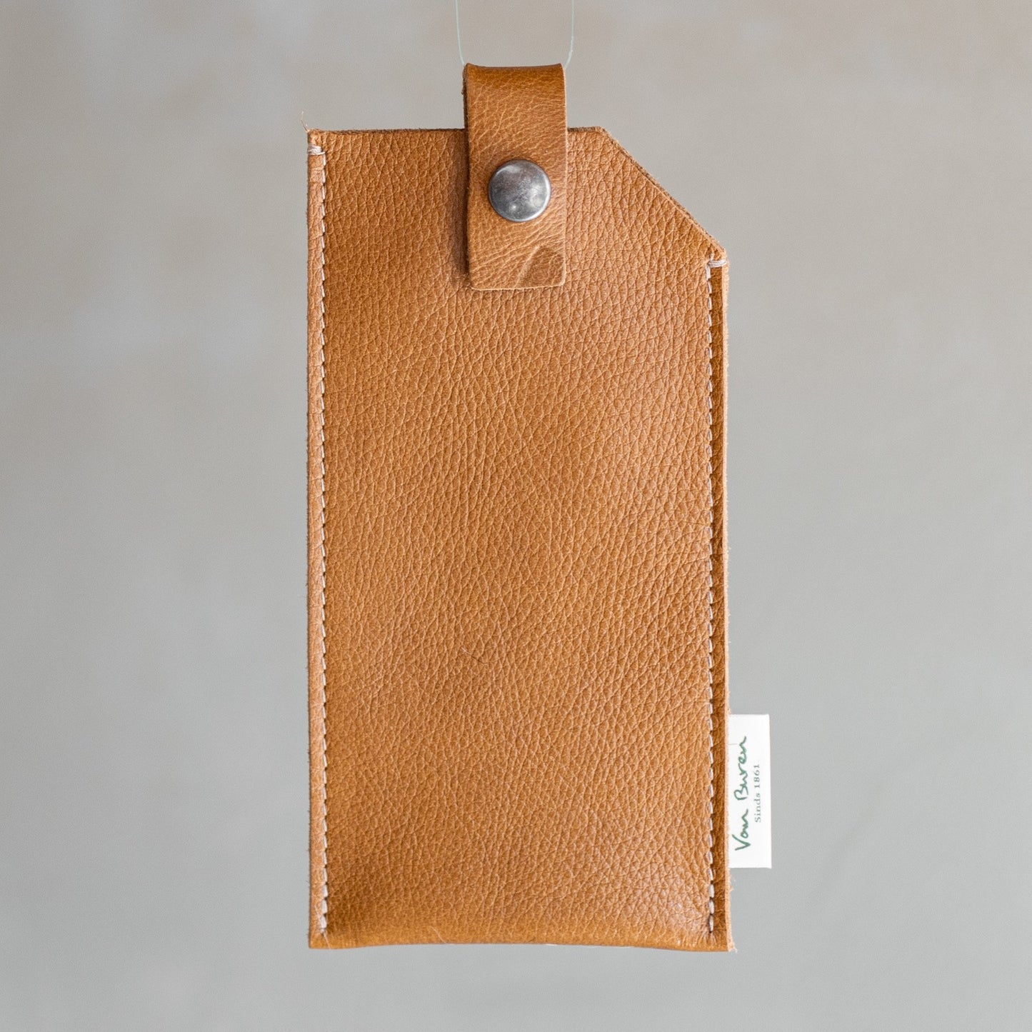 Brillenhoes - Cognac leer