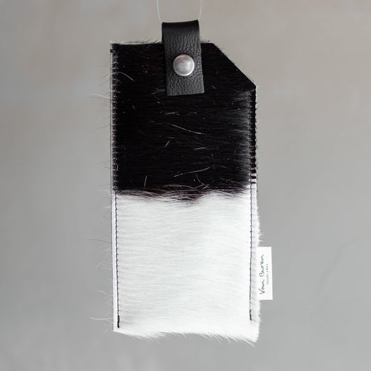 Brillenhoes- Zwart/wit