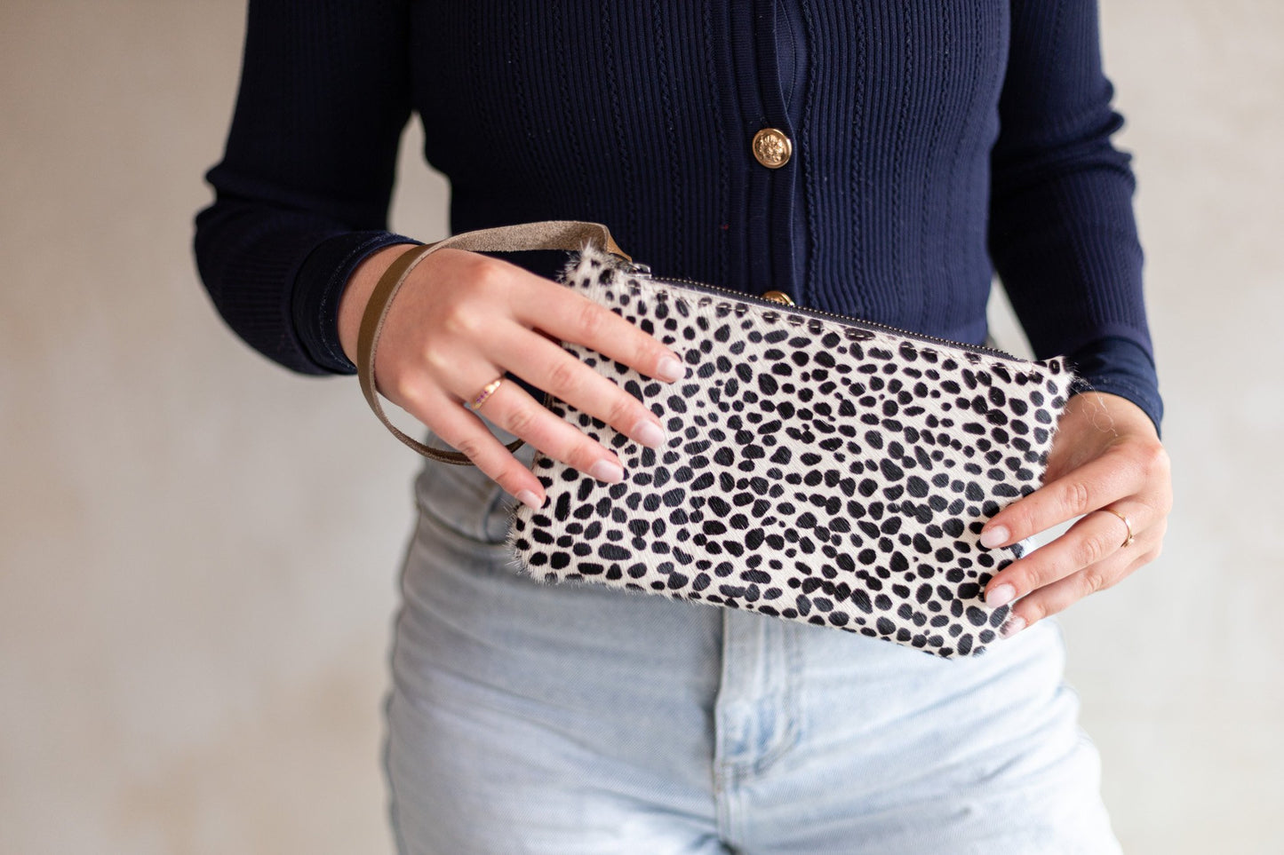 Koeienhuid clutch - mini-Dalmatiër