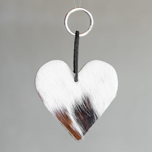 Sleutelhanger hart - Driekleur