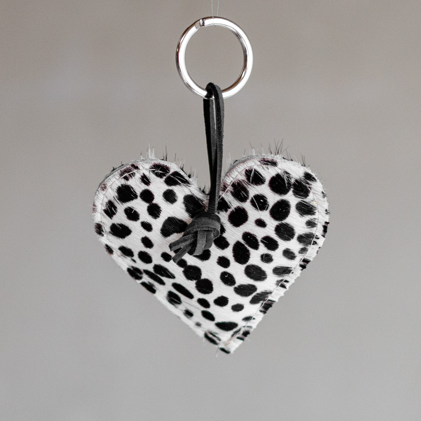 Sleutelhanger hart gevuld - mini-Dalmatiër