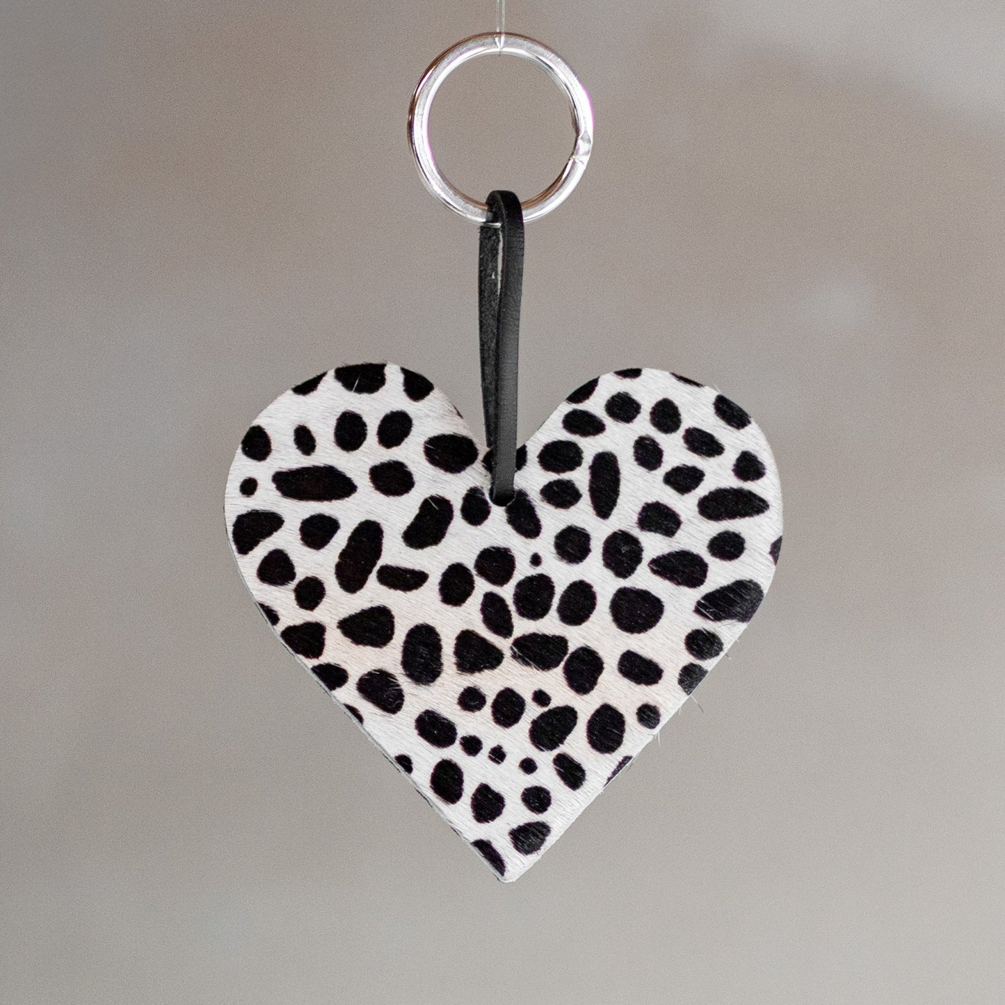 Sleutelhanger hart - mini-Dalmatiër