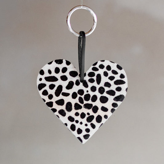 Sleutelhanger hart - mini-Dalmatiër