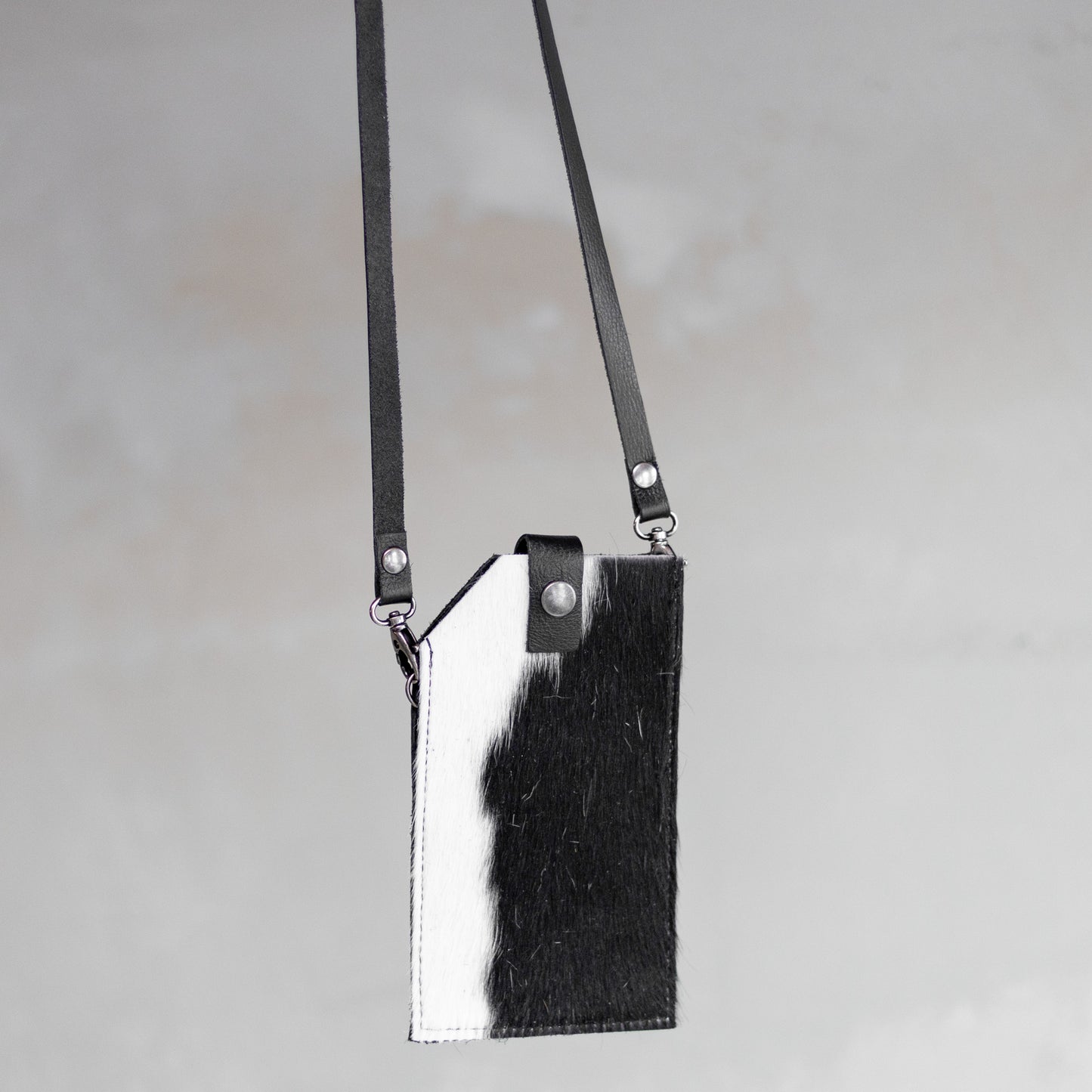 Telefoontasje - Zwartbont
