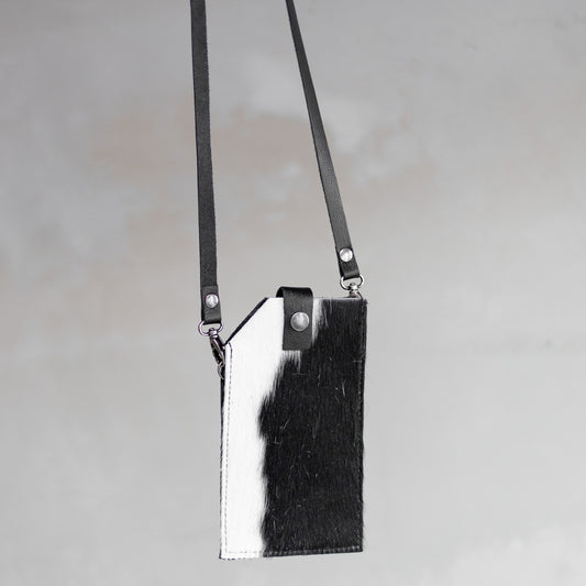Telefoontasje - Zwartbont