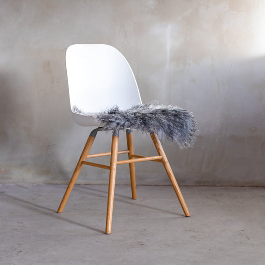 Stoelkussen Tibetaans natuur grijs