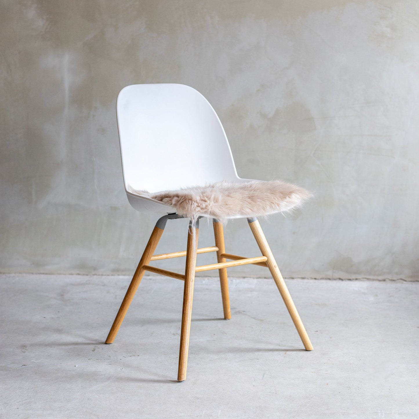 Stoelkussen van Nieuw-Zeelands schapenvacht